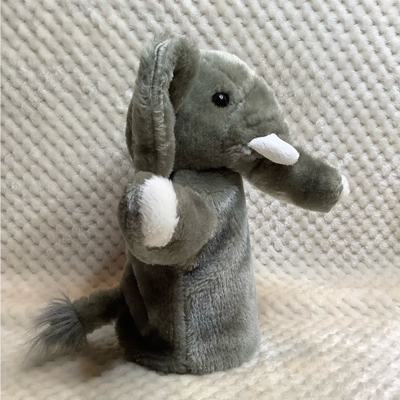 Animal Adventure Elephant Puppet 9 inch 2014 - Picture 3 of 9